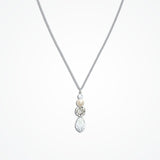 Sylvia pearl and crystal pendant - Liberty in Love
