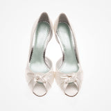 Lola knotted satin peep-toes (size 3 only) - Liberty in Love