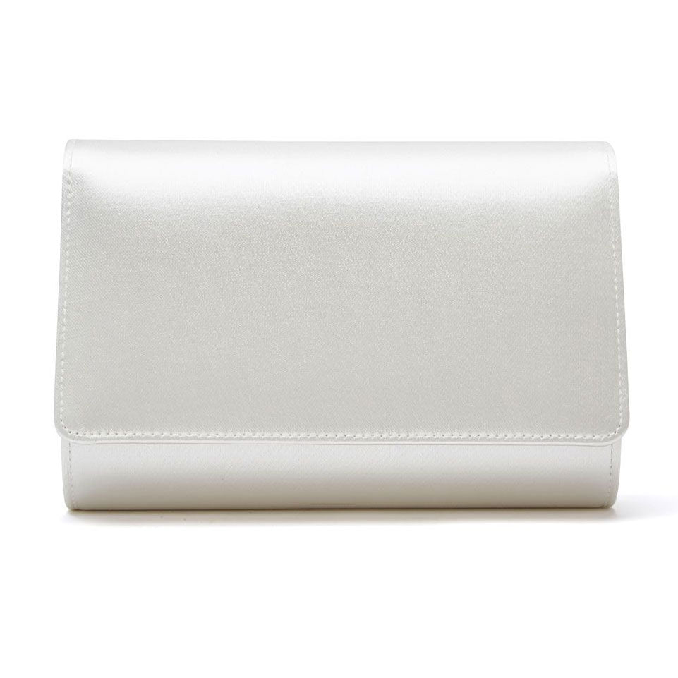 Dafnee Rainbow Club Ivory satin bridal clutch bag – Liberty in