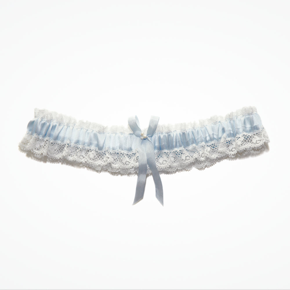 Something blue' garter | Bridal garter | Aurelie