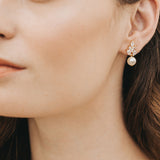 Bocheron pearl drop earrings (gold) - Liberty in Love