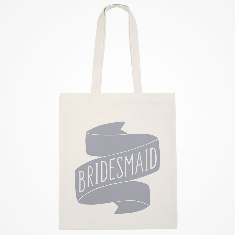 Bridesmaid tote bag (grey) - Liberty in Love