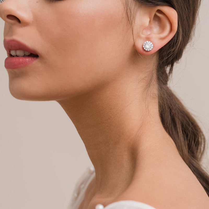 Caulfield bridal stud earrings - Liberty in Love