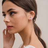 Caulfield bridal stud earrings - Liberty in Love