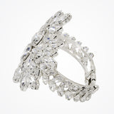 Deco crystal wedding cuff - Liberty in Love