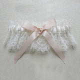 Fondant lace garter with silk bow - Liberty in Love