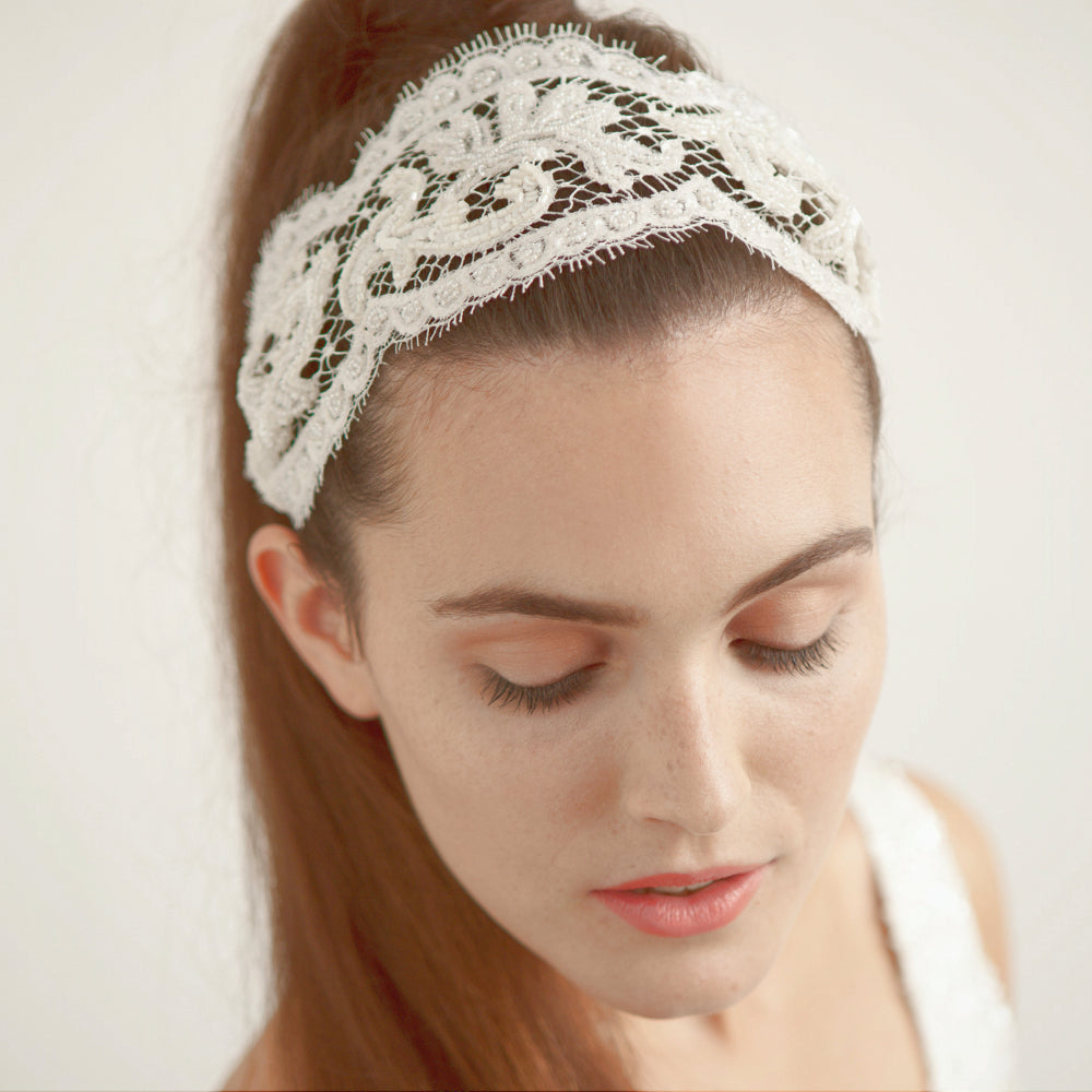 vintage beaded headpiece
