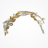 Mayfair silk headpiece (in gold/rhodium) - Liberty in Love