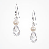 Scarlett crystal and pearl earrings - Liberty in Love