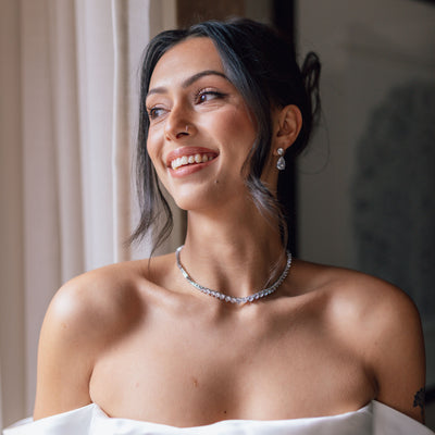 Cressida graduated crystal collar necklace - Liberty in Love