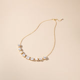 Astoria mixed-cut crystal statement necklace