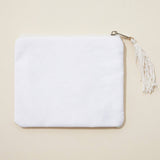 'Bride' crystal seed bead canvas pouch with tassel - Liberty in Love