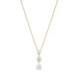 Chloe pear drop Y necklace (gold)