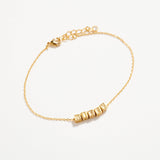 'Wifey' letter beaded gold dipped bracelet - Liberty in Love