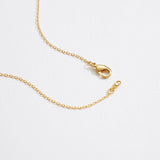 Gold Dipped Bride Script Necklace: Gold - Liberty in Love