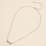 BRIDE 18K Gold Dipped Necklace: White Gold / One / 4DN18090 - Liberty in Love