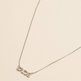 'Bride' silver letter necklace - Liberty in Love