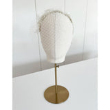 Afonwen blossom embellished birdcage veil - Liberty in Love