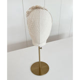 Afonwen blossom embellished birdcage veil - Liberty in Love