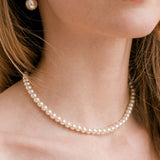 Alta pearl necklace (silver) - Liberty in Love