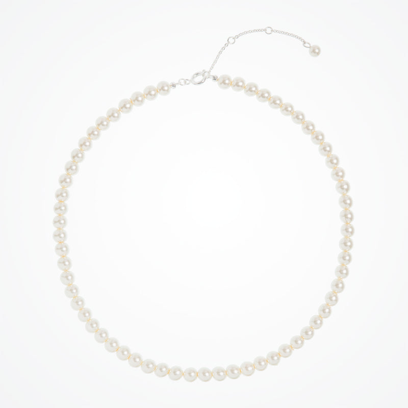 Alta pearl necklace (silver) - Liberty in Love