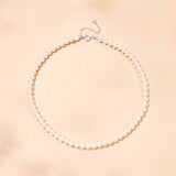 Alta pearl necklace (silver) - Liberty in Love