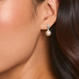 Alta single drop earrings (silver)