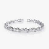 Andorra navette zirconia bracelet (silver) - Liberty in Love