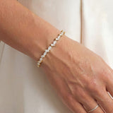 Andorra navette zirconia bracelet (gold) - Liberty in Love