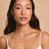 Astoria mixed-cut crystal statement necklace