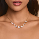 Astoria mixed-cut crystal statement necklace