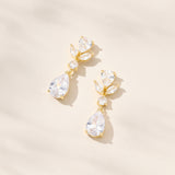 Aurora teardrop earrings (gold)