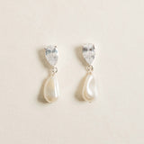 Avrie short drop baroque pearl earrings