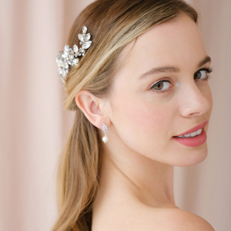 Cavendish crystal floral hair comb - Liberty in Love