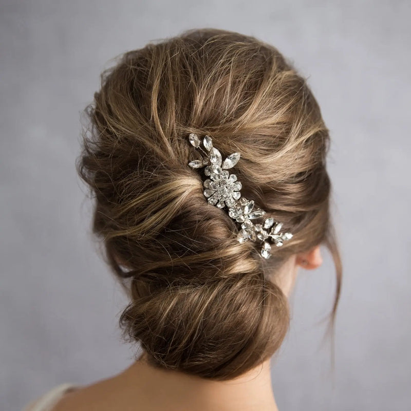 Cavendish crystal floral hair comb - Liberty in Love