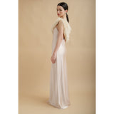 Champagne feather bridal stole - Liberty in Love