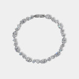 Chloe mixed zirconia line bracelet (silver)