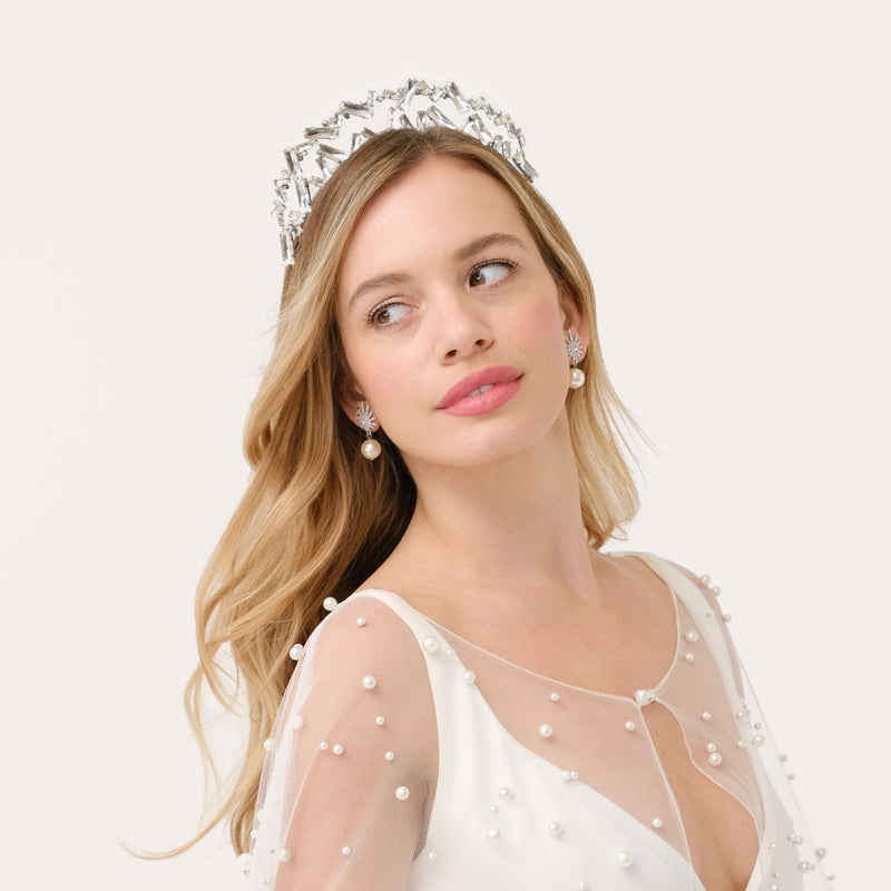 Chrysler double band crystal shards crown - Liberty in Love