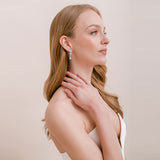 Confetti crystal teardrop earrings - Liberty in Love