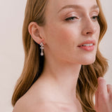 Confetti crystal teardrop earrings - Liberty in Love