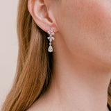 Confetti crystal teardrop earrings - Liberty in Love