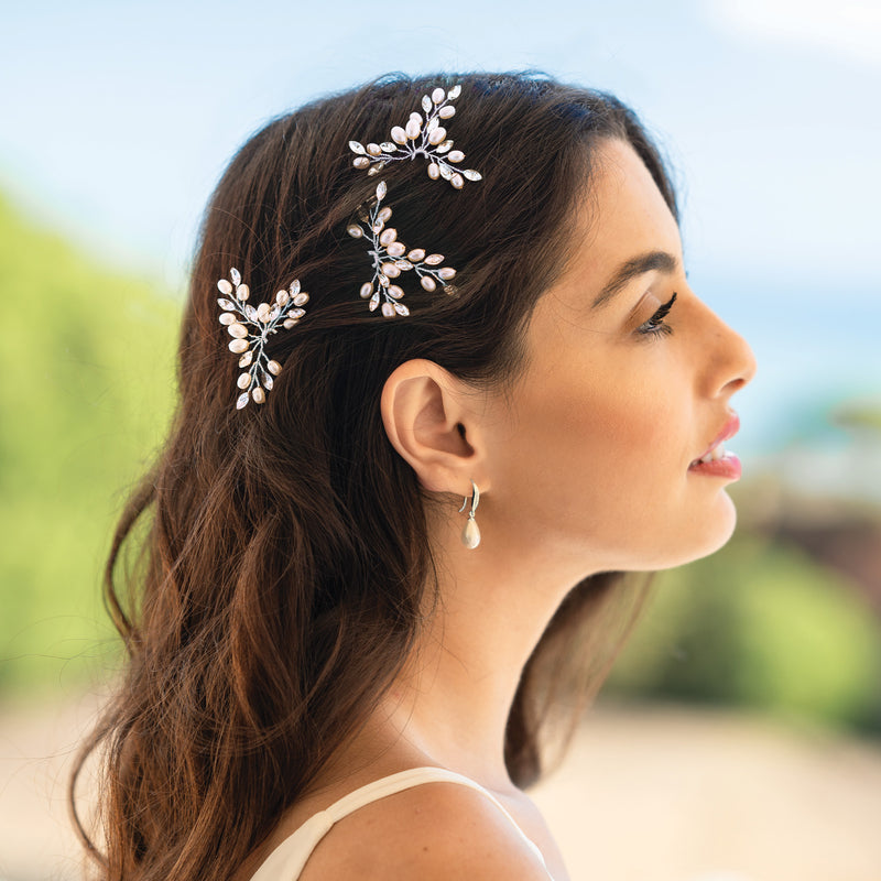 Silver hair clasp hotsell