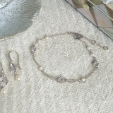 Covent Garden sunburst pearl chain bracelet (silver) - Liberty in Love