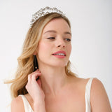 Cressida double crystal band crown
