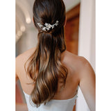 Eden pearl and crystal floral hair comb - Liberty in Love