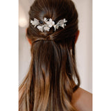 Eden pearl and crystal floral hair comb - Liberty in Love