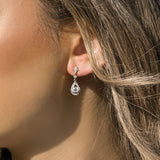 Edinburgh teardrop earrings (silver) - Liberty in Love
