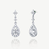 Edinburgh teardrop earrings (silver) - Liberty in Love