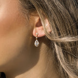 Edinburgh teardrop earrings (gold)