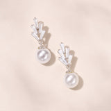 Effie crystal and pearl drop earrings - Liberty in Love